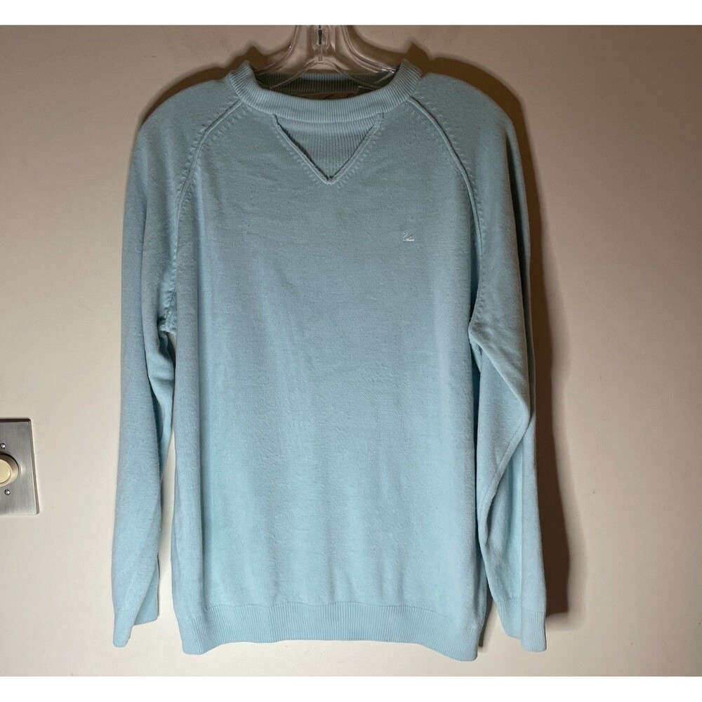 Gloria Vanderbilt Swan Sweater Women’s Light  Blue Vintage 80’s Size L